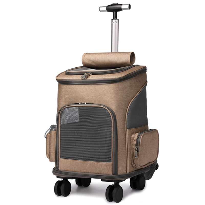 My Friendly™ Portable Travelling Folding Trolley Pet Backpack
