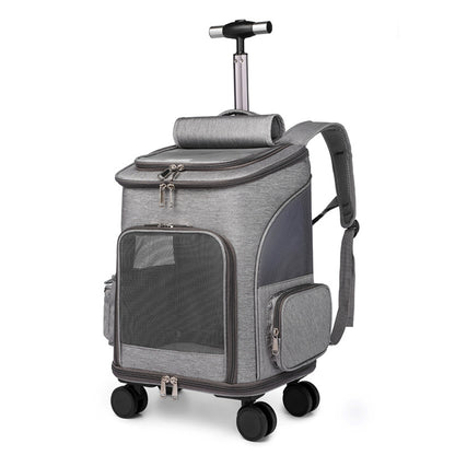 My Friendly™ Portable Travelling Folding Trolley Pet Backpack