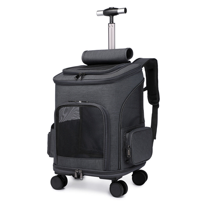 My Friendly™ Portable Travelling Folding Trolley Pet Backpack