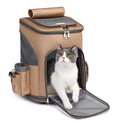 My Friendly™ Portable Travelling Folding Trolley Pet Backpack