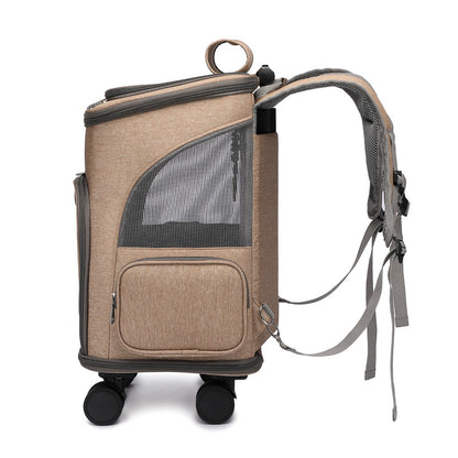 My Friendly™ Portable Travelling Folding Trolley Pet Backpack