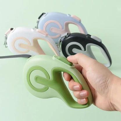 Dog Leash Automatic Retractable Leash C Round Teddy Bichon Dog Small And Medium-Sized Dog Walking Leash For Going Out